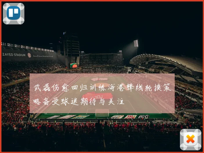武磊伤愈回归训练海港锋线轮换策略备受球迷期待与关注